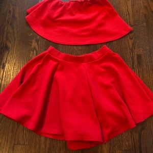 BOOHOO SKIRT BANDEAU SET